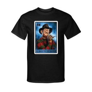 El Maestro De Suenos Freddy Krueger Loteria Mexican Bingo Style Graphic Tee Shir
